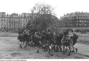 Dresden, Neustadt, Alaunplatz, September 1954