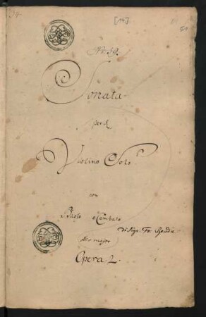 Sonaten; vl, bc; Es-Dur; L 3. 37