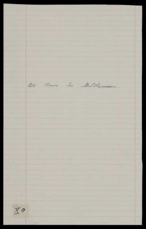 Zur Theorie der Gruppen. [Notizen, Rechnungen], Ohne Ort, 1890 - 1910 : Zur Theorie der Modulgruppen [Umschlagtitel] ; Über den Dualismus in den Gesetzen der Zahlen-Moduln. [Entwurf] [Bl. 3-12]