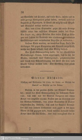 Vierter Abschnitt. Rückzug aus Volhynien bis hinter die Lesna. Gefecht bei Turysk. Gefecht an der Lesna