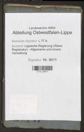 Straßenbau.- Straßenzug I.- Distrikt 2 Stundenstein b. Sünkler-Hirschsprung