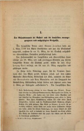 Der Rastatter Gesandtenmord : Nach den Quellen dargestellt & beleuchtet von Joseph von Reichlin-Meldegg. Mit 12 urkundlichen Beilagen