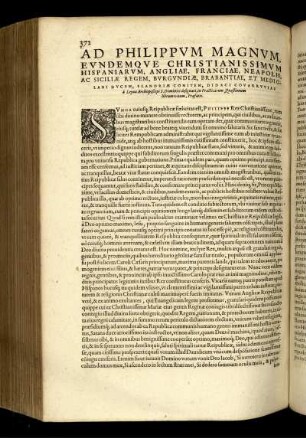 Ad Philippvm magnvm, evndemqve Christianissimvm Hispaniarvm, Angliae, Franciae, Neapolis, ac Siciliæ regem, Bvrgvndiæ, Brabantiae, et mediolani dvcem, flandriæ comitem, didaci Covarrvvias ...