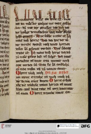 Gebet zu Christus