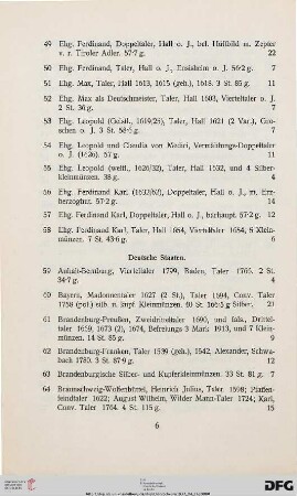 Deutsche Staaten (Nr. 59-82)