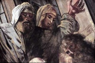 Erweckung des Jünglings Eutychus (Mittelbild)