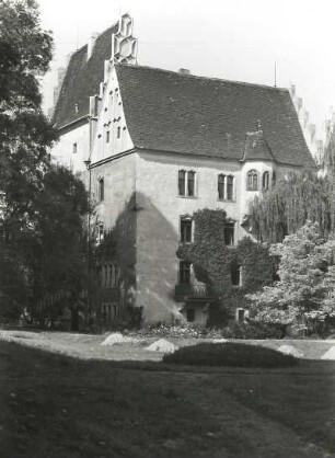 Schloss Heynitz, Südostseite zum Garten