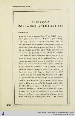 Unser Gau im heutigen Weltgeschehen.