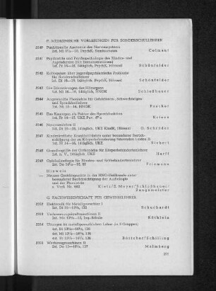 G. Fachwissenschaft für Gewerbelehrer