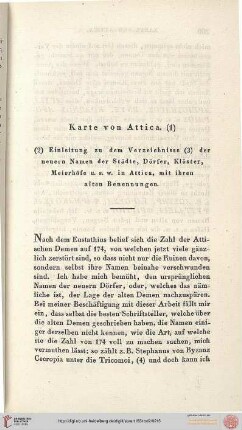 Karte von Attica