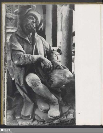 Die Figur des Daniel am Fuße der Tulpenkanzel