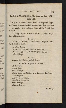 313-341, Libri Norimbergae Saec XV Impressi