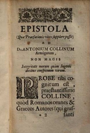 Adeisidaemon, sive Titus Livius a superstitione vindicatus : in qua dissertatione probatur, Livium historicum in sacris, prodigiis, & ostentis romanorum enarrandis, ...