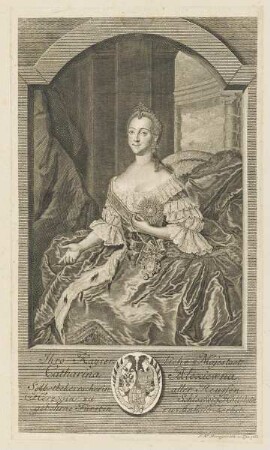 Bildnis der Catharina Alexiewna, Selbstherrscherin aller Reussen