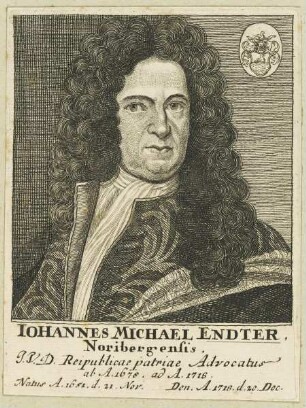 Bildnis des Iohannes Michael Endter