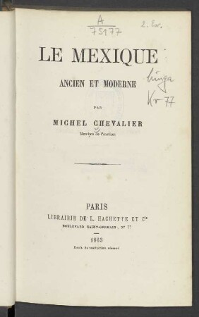 Le Mexique ancien et moderne