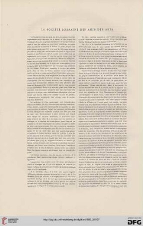 6: La Société Lorraine des Amis des Arts