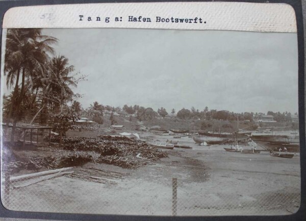 Tanga: Harbour boatyard