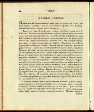 Materia Luminis
