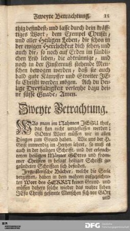 Zweyte Betrachtung.