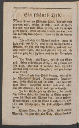 Ein schönes Lied.