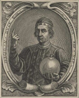 Bildnis des Sergio V., Duca di Napoli