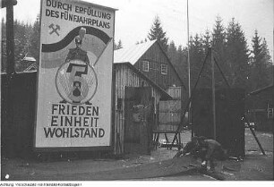 Schmiedeberg-Sadisdorf. Zinngrube Sadisdorf - VEB Zinnerz Altenberg, November 1950