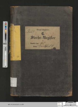Sterberegister Stadt Frankfurt (Oder) 1876, Urkunde 1-432