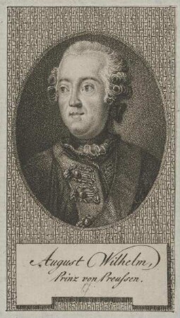 Bildnis des Prinzen August Wilhelm von Preussen