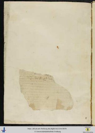 [36v] Besitzvermerk (15. Jh.): "De libris fratris Gradi Coci".