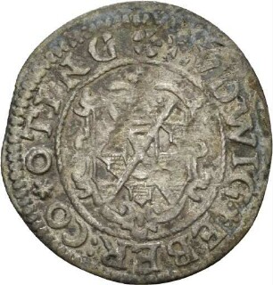 Halbbatzen des Grafen Ludwig Eberhard von Öttingen-Öttingen, 1625