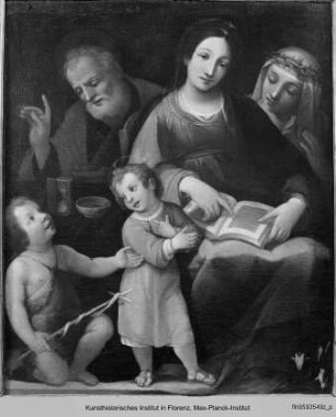 Die Heilige Familie mit der Heiligen Katherina von Siena und dem Johannesknaben