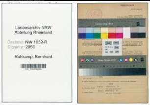 Entnazifizierung Bernhard Ruhkamp , geb. 05.09.1904 (Autohaendler)