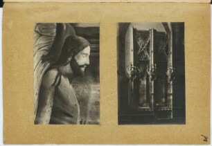 St. Peter und Paul, Weißenburg: Details (aus: Skizzen- und Fotoalbum 7)