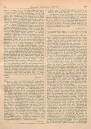 182 [Rezension] Vorländer, Karl, Immanuel Kants Leben. 2. Auflage