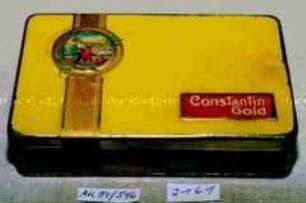 Blechdose für 50 Stück Zigaretten "ConsTanTin Gold"