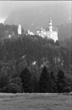Hohenschwangau: Alpsee mit Schloss Neuschwanstein