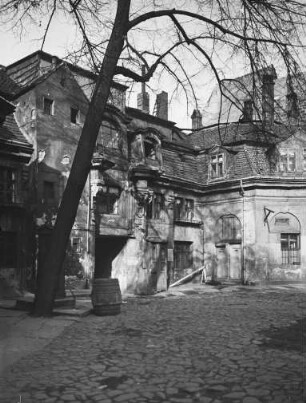 Dresden, Wilsdruffer Vorstadt, Käufferstraße 9, Hofansicht