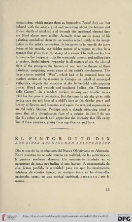 El Pintor Otto Dix