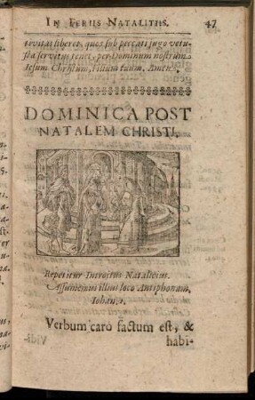 Dominica Post Natalem Christi.
