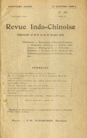 15 Janvier 1906. No 25