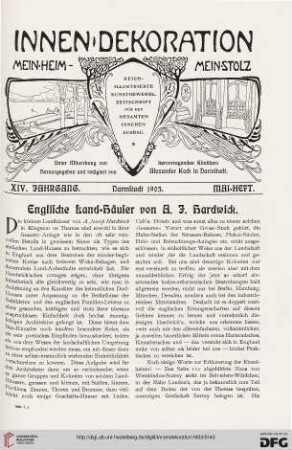 Englische Land-Häuser von A. J. Hardwick