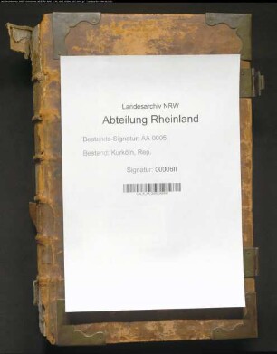 Realregister für das kurkölnische Archiv zu Bonn Band 2