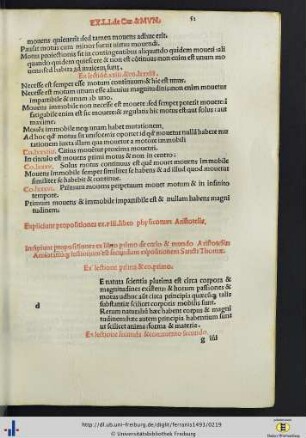 Liber III. Ex libris de coelo et mundo.