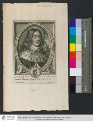 Carolvs Lodovicvs, Palatinus Rheni, Dux, Bauariæ, S. R. Imperij Elector. etc.