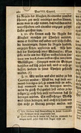 260-275, So können auch die Regeln der Klugheit...