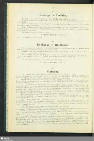 Xb. Exchange of Duplicates