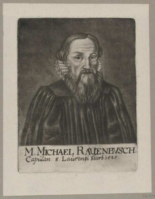 Bildnis des Michael Rauenbvsch