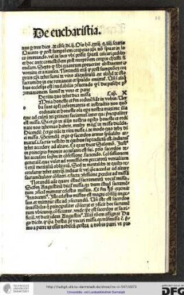 [O]mnia honeste et secundum ordinem... Verbum est apostoli informantis et instruentis nos quomodo ordinate et honeste omnia opera nostra maxime illa que ad cultum dei pertinent faciamus...