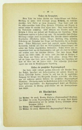 13. Übersichtliches